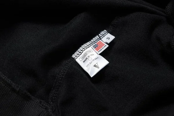 V Hoodie Black Orange