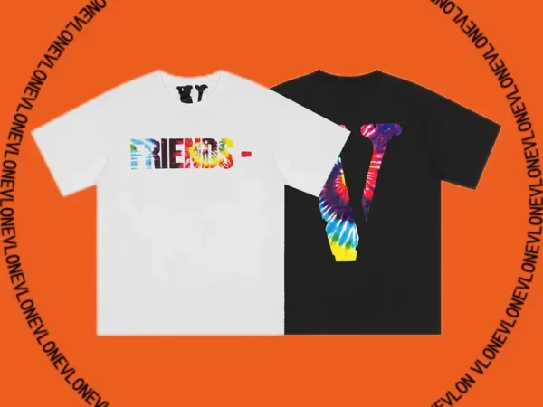 21SS Tie Dye Rainbow Friends Tee