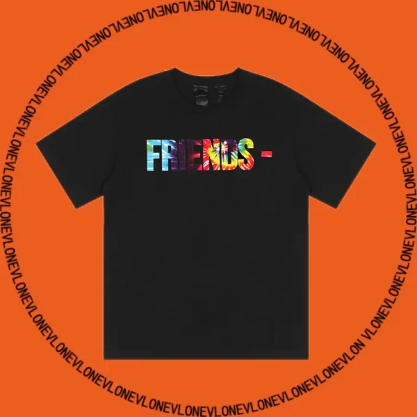21SS Tie Dye Rainbow Friends Tee