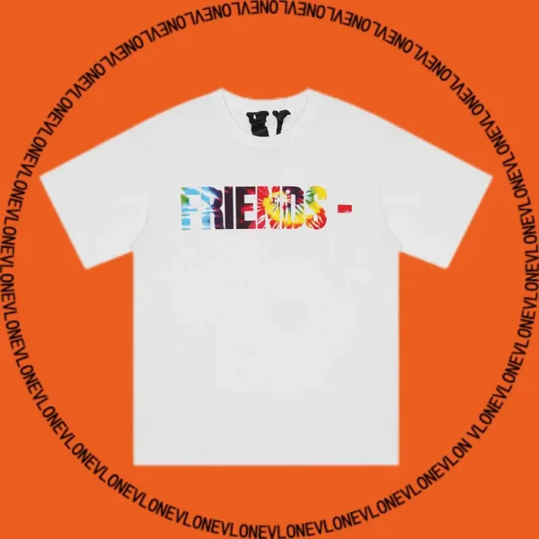 21SS Tie Dye Rainbow Friends Tee