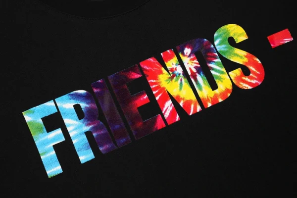 21SS Tie Dye Rainbow Friends Tee