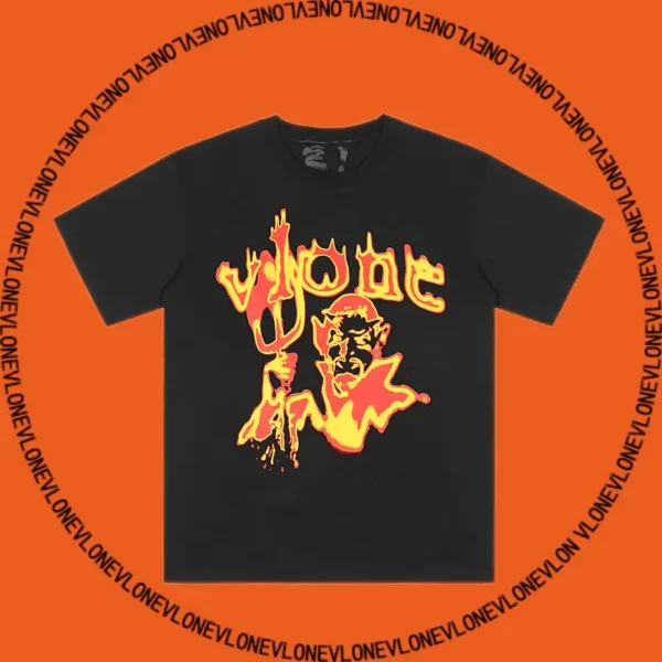 Flame Letters Tee