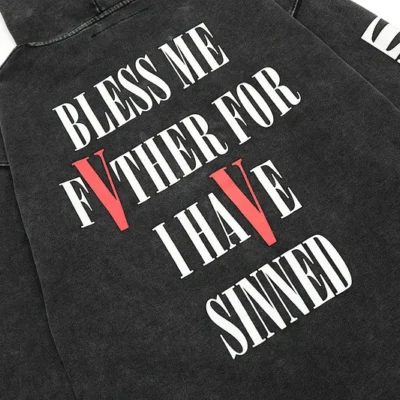 Bless Me Hoodie Grey