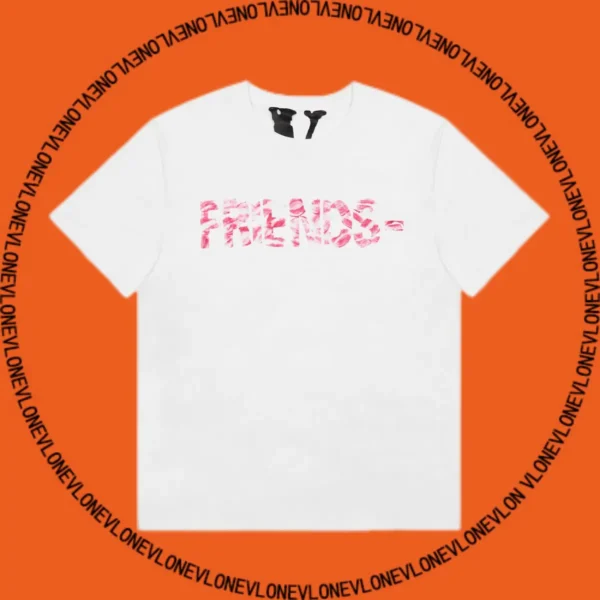 Friends Kiss Mark Pink