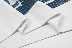 Blue Print T-Shirt White