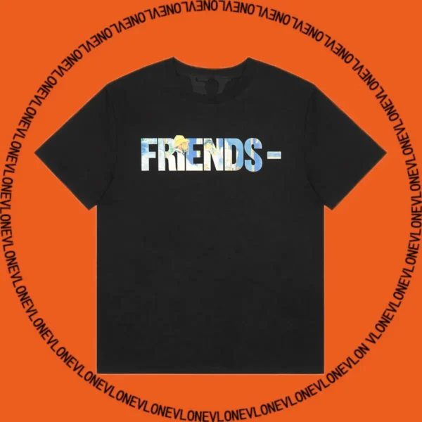 29990_1 Friends Monet Oil Painting Tee Black