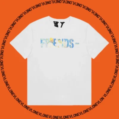 Friends Monet Oil Painting Tee White