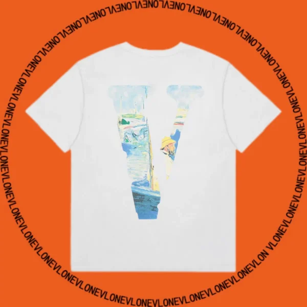 Friends Monet Oil Painting Tee White