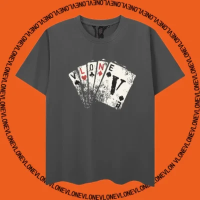 Poker Tee Gray