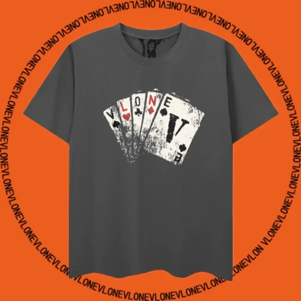 Poker Tee Gray